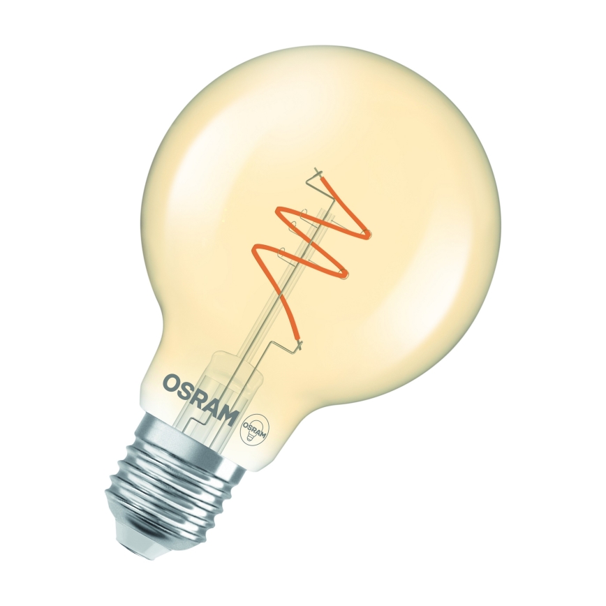 Hämardatav LED-pirn VINTAGE FILAMENT E27/4,9W/230V 2200K CRI 90 - Osram