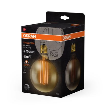 Hämardatav LED-pirn VINTAGE FILAMENT E27/5,8W/230V 2200K - Osram