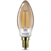Hämardatav LED-pirn VINTAGE Philips B35 E14/5W/230V 2200K