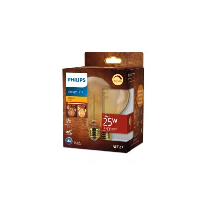 Hämardatav LED-pirn VINTAGE Philips G95 E27/3,1W/230V 1800K