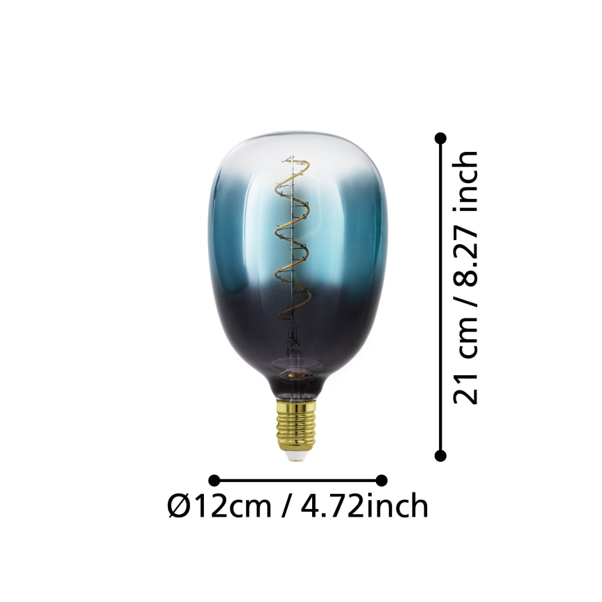 Hämardatav LED-pirn VINTAGE T120 E27/4W/230V 2000K sinine - Eglo 110224
