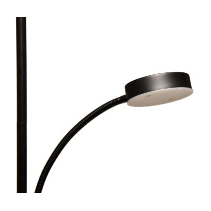 LED Hämardatav põrandalamp NORA LED/25W/230V 2200/3000/4000K + LED/5W 3000K must + kaugjuhtimispult