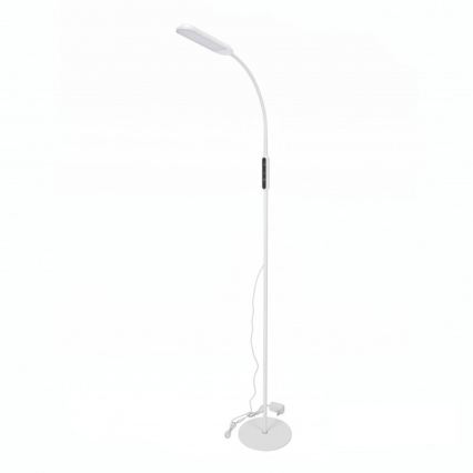 Hämardatav LED-põrandalamp TEILO LED/10W/230V 3000/4000/6500K, valge + kaugjuhtimispult