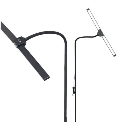 Hämardatav LED-põrandalamp TEILO LED/14W/230V 3000/4000/6000K must