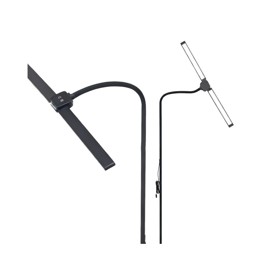 Hämardatav LED-põrandalamp TEILO LED/14W/230V 3000/4000/6000K must