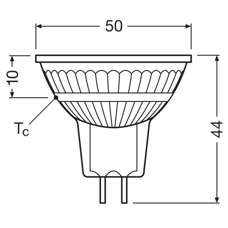 Hämardatav LED-reflektoripirn MR16 GU5,3/5W/12V 4000K 36° CRI 90 - Osram
