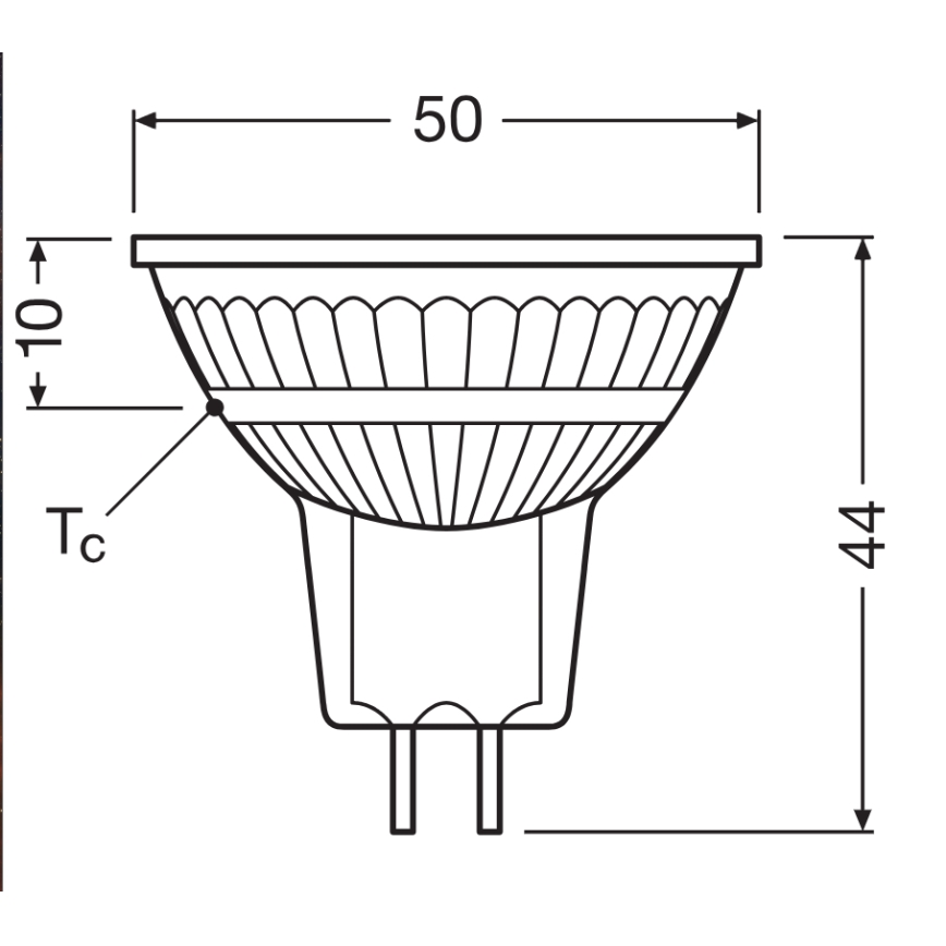 Hämardatav LED-reflektoripirn MR16 GU5,3/3,4W/12V 4000K 36° CRI 90 - Ledvance