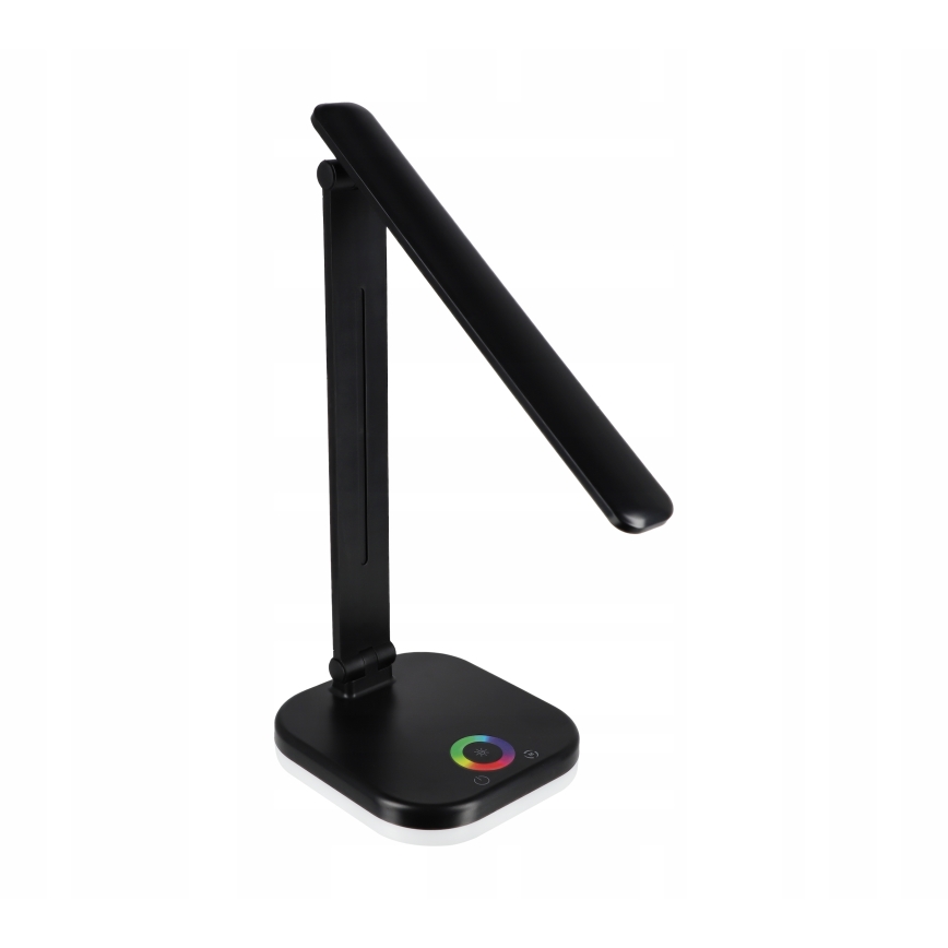 Hämardatav LED RGBW laualamp traadita laadimisega LED/7W/5V USB must