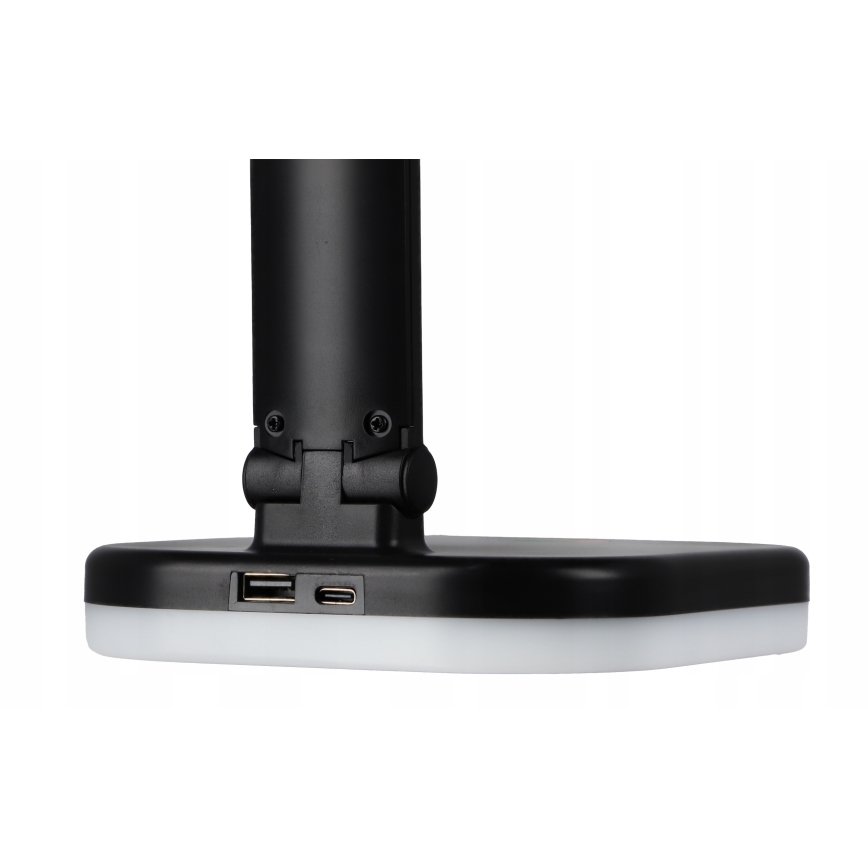 Hämardatav LED RGBW laualamp traadita laadimisega LED/7W/5V USB must