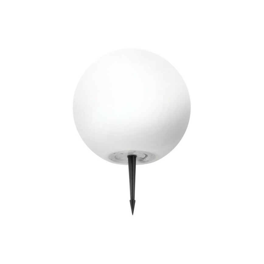 LED RGBW hämardatav päikeselamp GARDEN BALL LED/5W/3,7V 3000K IP54 2200 mAh läbimõõt 30 cm + kaugjuhtimispult
