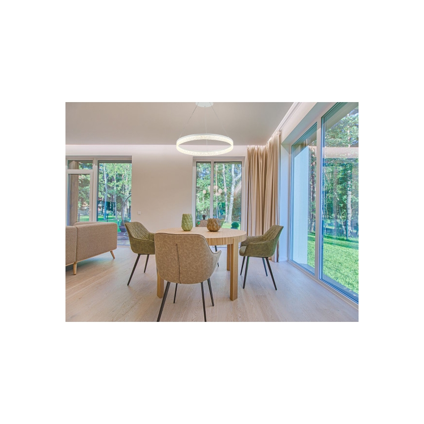 LED-hämardatav ripatslühter kaablil ALIANZ LED/45W/230V 3000-6000K läbimõõt 60 cm + kaugjuhtimispult