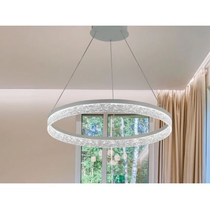LED-hämardatav ripatslühter kaablil ALIANZ LED/45W/230V 3000-6000K läbimõõt 60 cm + kaugjuhtimispult
