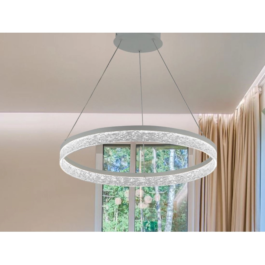 LED-hämardatav ripatslühter kaablil ALIANZ LED/45W/230V 3000-6000K läbimõõt 60 cm + kaugjuhtimispult