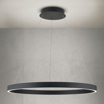 Hämardatav LED-rippvalgusti kaabliga KOLK LED/80W/230V 2700/3000/4000K läbimõõt 80 cm must
