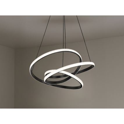 LED-hämardatav rippvalgusti kaabliga LED/90W/230V 3000-6500K Ø 47 cm + kaugjuhtimispult