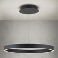hämardatav LED-rippvalgusti kaablil KOLK LED/60W/230V 2700/3000/4000K läbimõõt 60 cm must