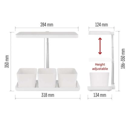 Hämardatav LED-siseruumide taimede kasvulamp GROW LED/7W/5V