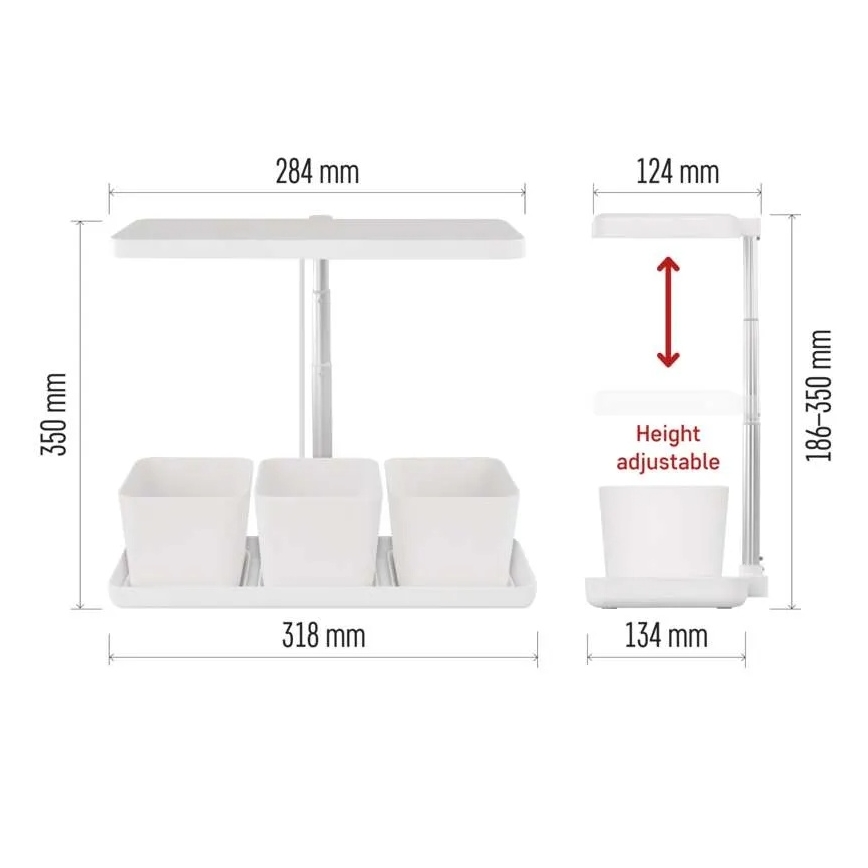 Hämardatav LED-siseruumide taimede kasvulamp GROW LED/7W/5V