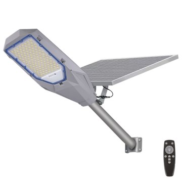 Hämardatav LED-tänavavalgusti hämarussensoriga ja päikesepaneeliga LED/200W/20000 mAh 6500K IP65 hall