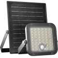 Hämardatav päikesega töötav LED-prožektor anduriga LED/10W/3,7V 3000/4000K IP65 3600 mAh + kaugjuhtimispult