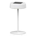 Hämardatav päikesepaneeliga laetav LED-laualamp VIVIEN LED/3W/5V 2700K 1600 mAh IP54 valge