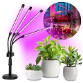 Hämardatav painduv LED-lauavalgusti taimede kasvatamiseks VITARO 4xLED/10W/230V must