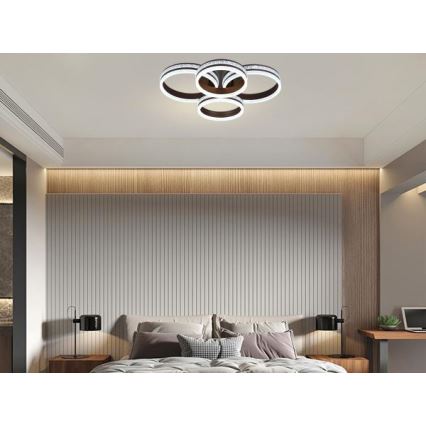 Hämardatav pinnale paigaldatav LED-lühter LED/150W/230V 3000-6500K + kaugjuhtimispult