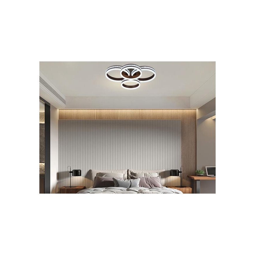 Hämardatav pinnale paigaldatav LED-lühter LED/150W/230V 3000-6500K + kaugjuhtimispult