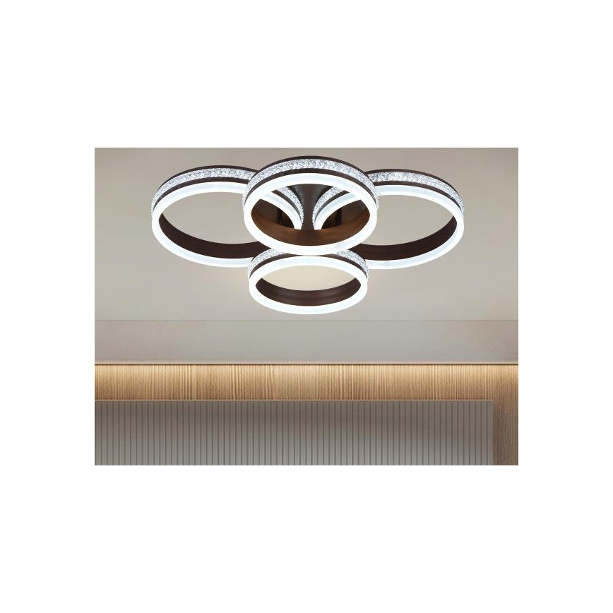 Hämardatav pinnale paigaldatav LED-lühter LED/150W/230V 3000-6500K + kaugjuhtimispult