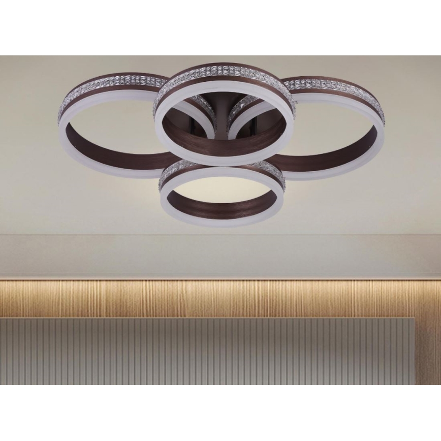 Hämardatav pinnale paigaldatav LED-lühter LED/150W/230V 3000-6500K + kaugjuhtimispult