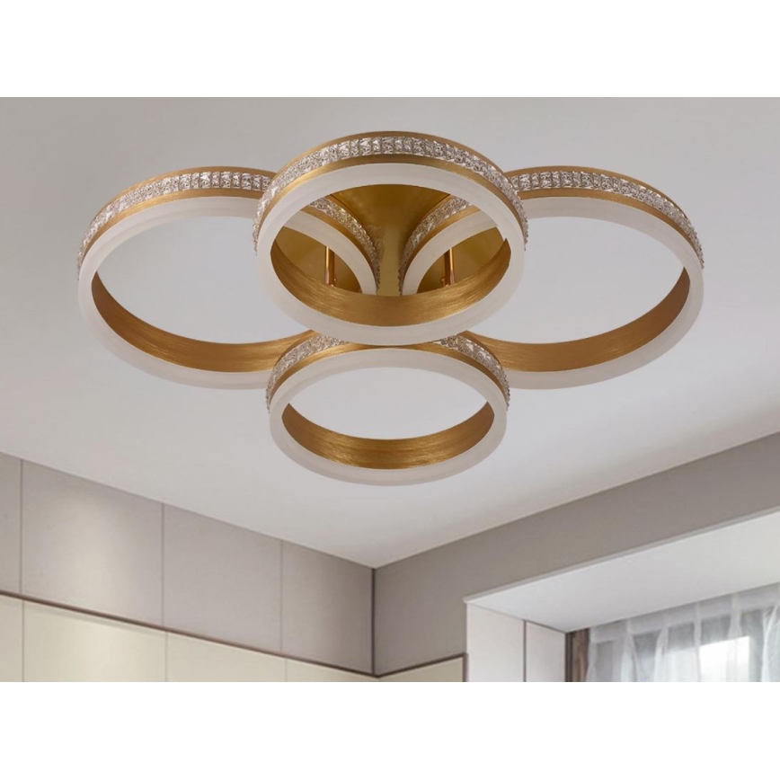 Hämardatav pinnapealne LED-lühter LED/150W/230V 3000-6500K + kaugjuhtimispult