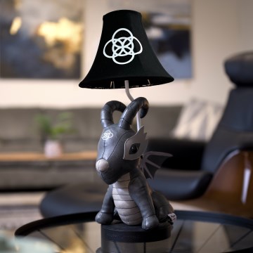 Happy Lamps - LED Laualamp lastele BLACK DRAGOON LED/5,4W/230V draakon