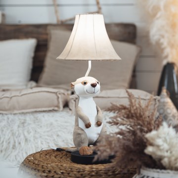Happy Lamps - LED Laualamp lastele EDDIE LED/5,4W/230V surikaat