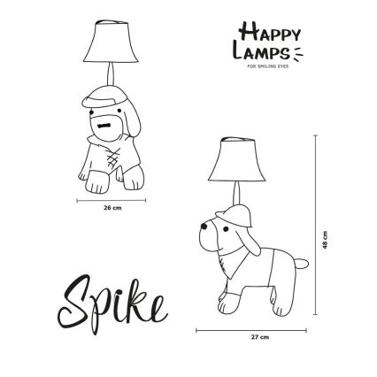Happy Lamps - LED Laualamp lastele SPIKE LED/5,4W/230V hagijas