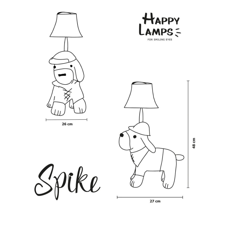 Happy Lamps - LED Laualamp lastele SPIKE LED/5,4W/230V hagijas