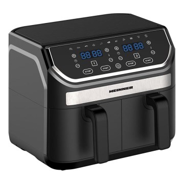 Heinner HAF-KDB1700BK - kahekorviga õhufritüür 8,5 l 1700 W / 230 V must