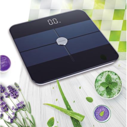 Heinner HBS-BTH180BK - Digitaalne isiklik kaal 2xAAA must/sinine