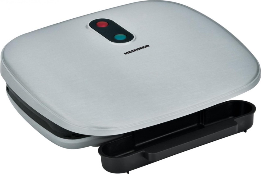 Heinner HEG-F1000SL - Kontaktgrill 1000W/230V mattkroom/must