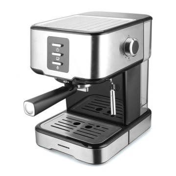 Heinner HEM-850IXBK - Portafilteriga espressomasin 850W/230V roostevaba teras/must