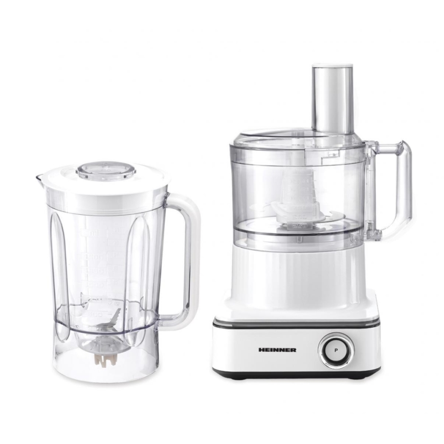 Heinner HFP-K1000WP - Köögirobot 1000W/230V valge