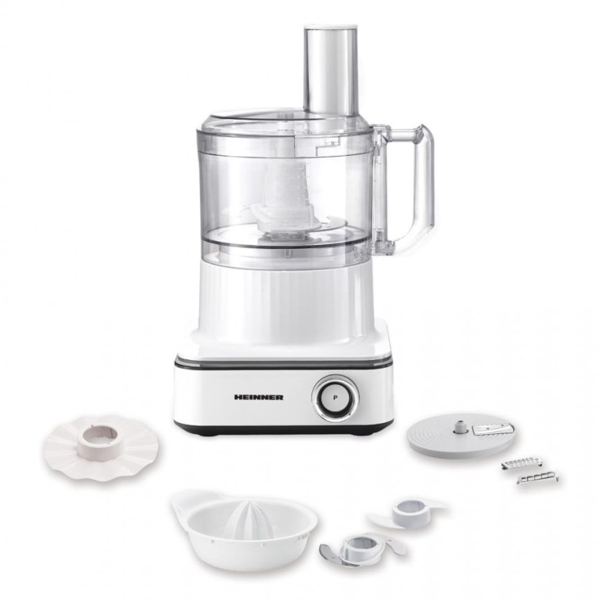 Heinner HFP-K1000WP - Köögirobot 1000W/230V valge