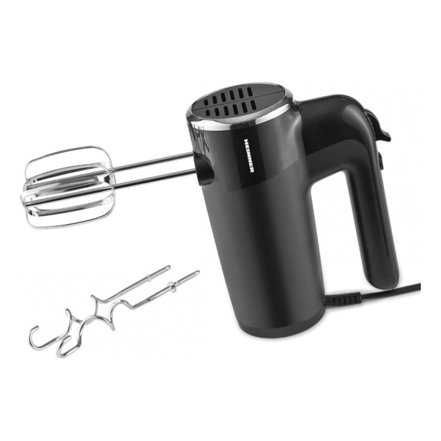 Heinner HM-300BK - Käeshoitav mikser 300W/230V must