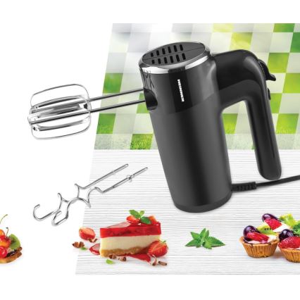 Heinner HM-300BK - Käeshoitav mikser 300W/230V must