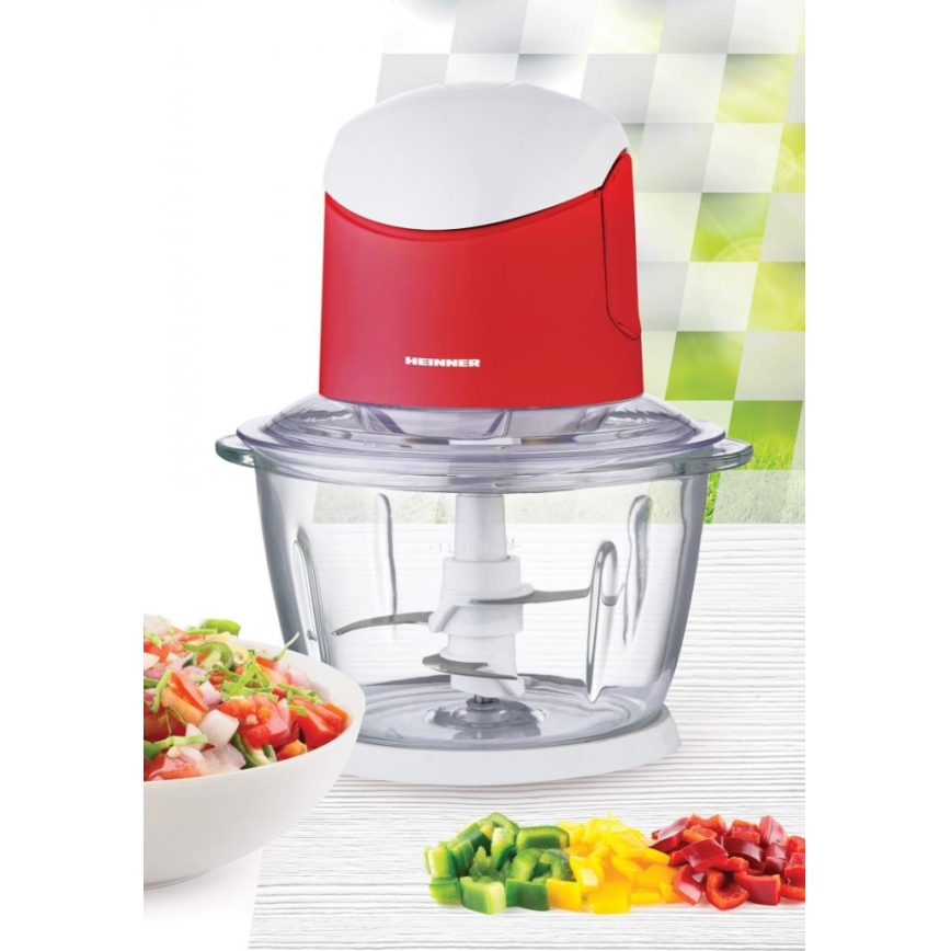Heinner HMC-K500WHR - köögihakkija 500 W/230 V, punane