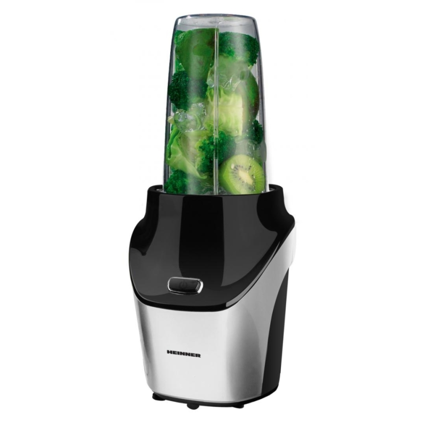 Heinner HSB-T1000SS - Smoothie nutri-mikser 1000W/230V matistatud kroom/must