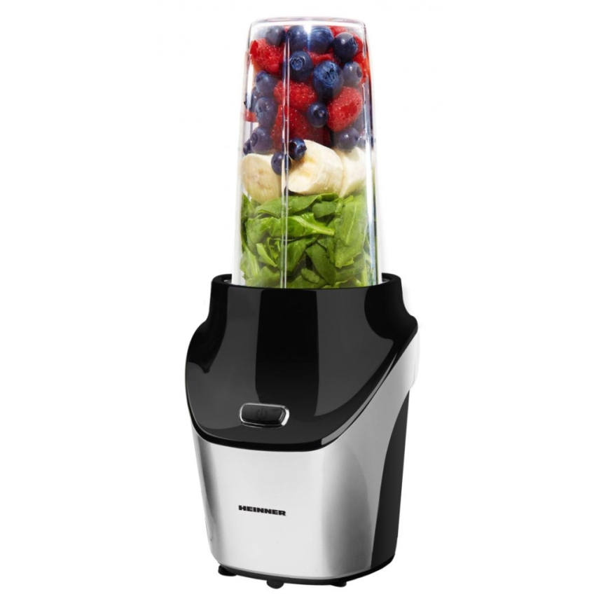 Heinner HSB-T1000SS - Smoothie nutri-mikser 1000W/230V matistatud kroom/must