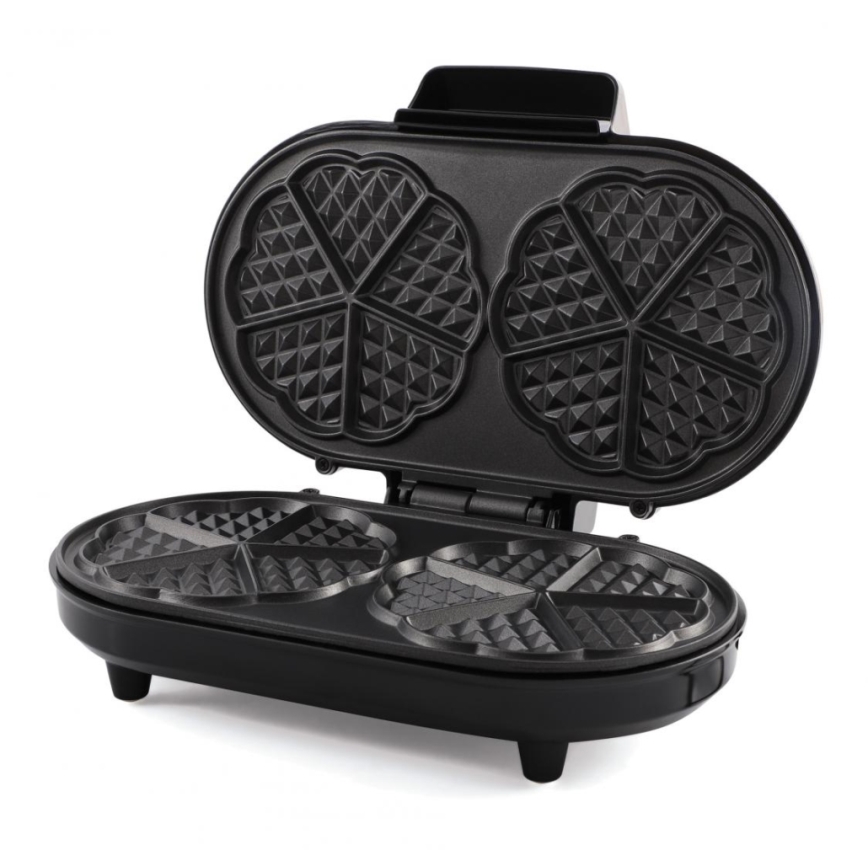 Heinner HWF-1000CR - Vahvlimasin 1000W/230V must/roosakuldne