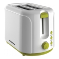 Heinner TP-750GR - kahepesaline röster 750W/230V valge/roheline