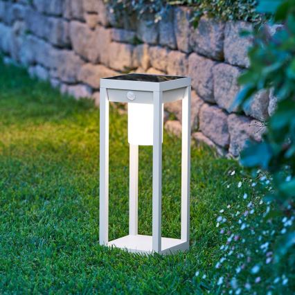 Hesperide - LED päikeselatern liikumisanduriga PIKY LED/3,7V 2600 mAh 40 cm IP65 beež