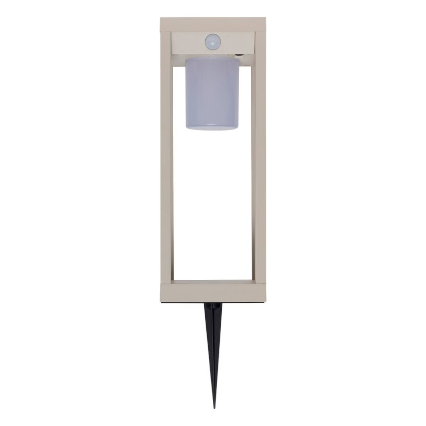 Hesperide - LED päikeselatern liikumisanduriga PIKY LED/3,7V 2600 mAh 40 cm IP65 beež